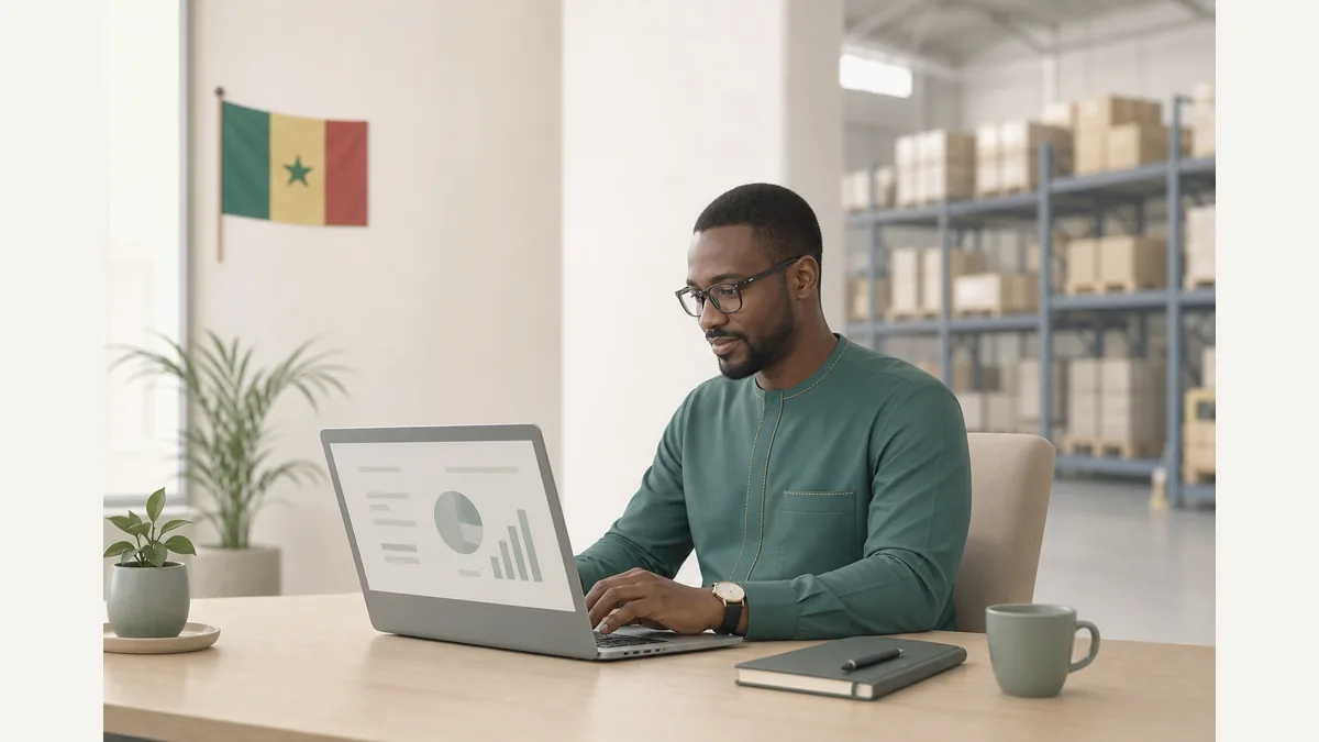 Logiciel distribution B2B catalogue grossiste Sénégal